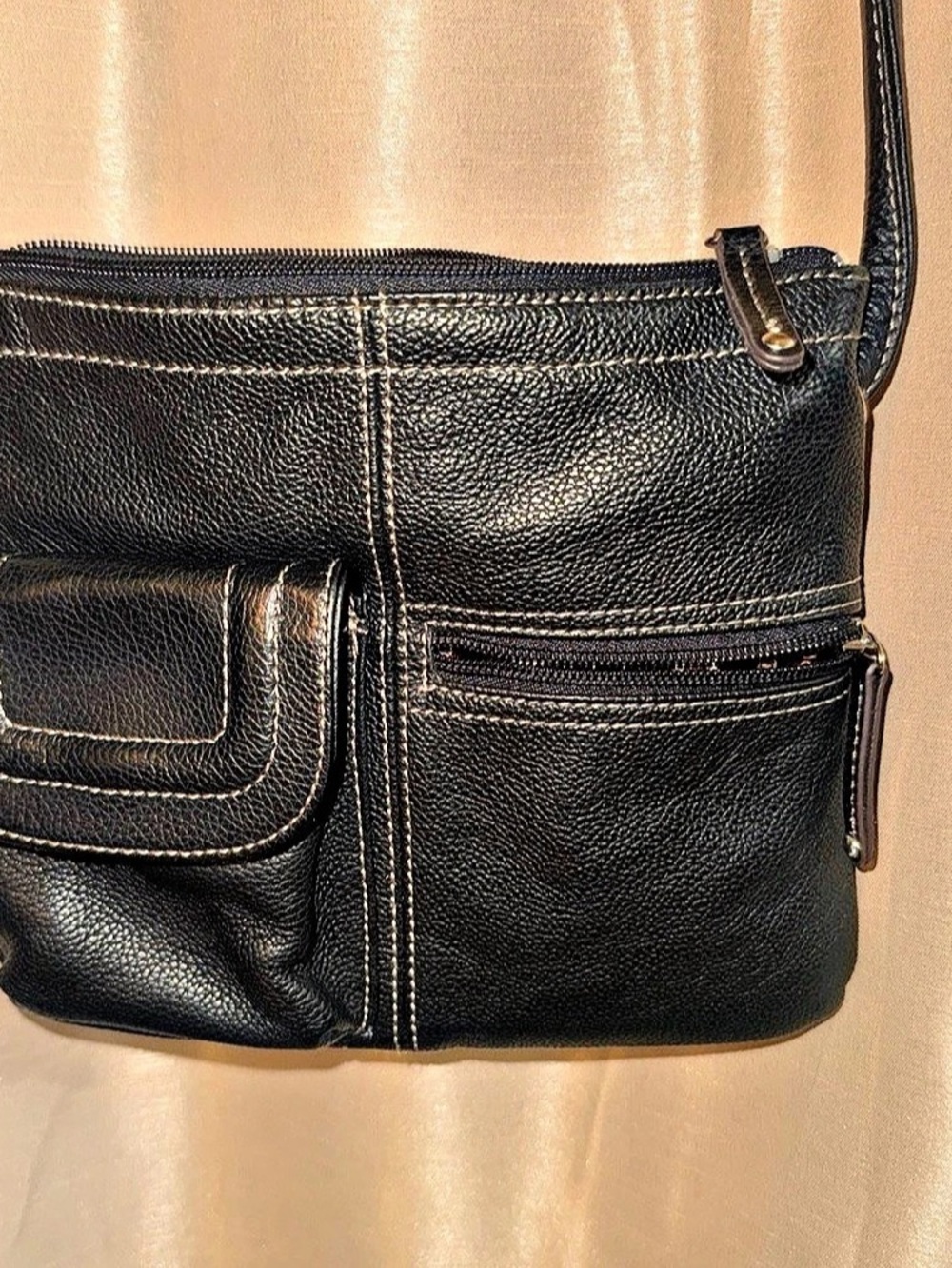 Tignanello Black Crossbody Bag Like New
